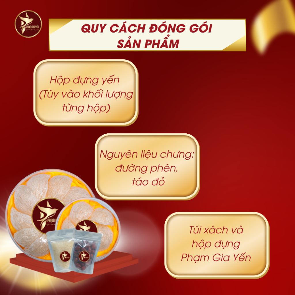 Tổ Yến Rút Lông Xương 100% Sợi Nguyên Chất ( Dòng Yến Vip ) - Không Pha Tạp Chất  - Yến Sào Phạm Gia