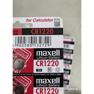 Pin Maxell CR1220 3V Lithium - Pin Nút Áo Cho Máy Tính, Đồng Hồ, Chìa Khóa Xe