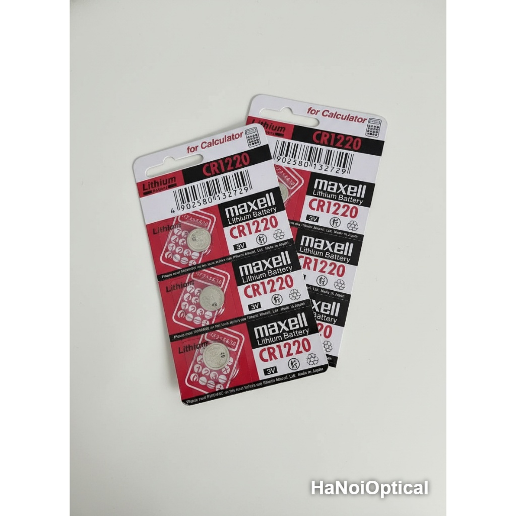 [Chính Hãng] Pin Maxell CR1220 3V Lithium - Pin Nút Áo Cho Máy Tính, Đồng Hồ, Chìa Khóa Xe