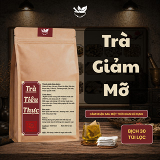 Trà Tiêu Thực - Ankhangorganic - Thanh lọc thân thể giảm tích tụ vùng bụng eo giúp nhẹ bụng dễ tiêu Bịch 30 túi lọc