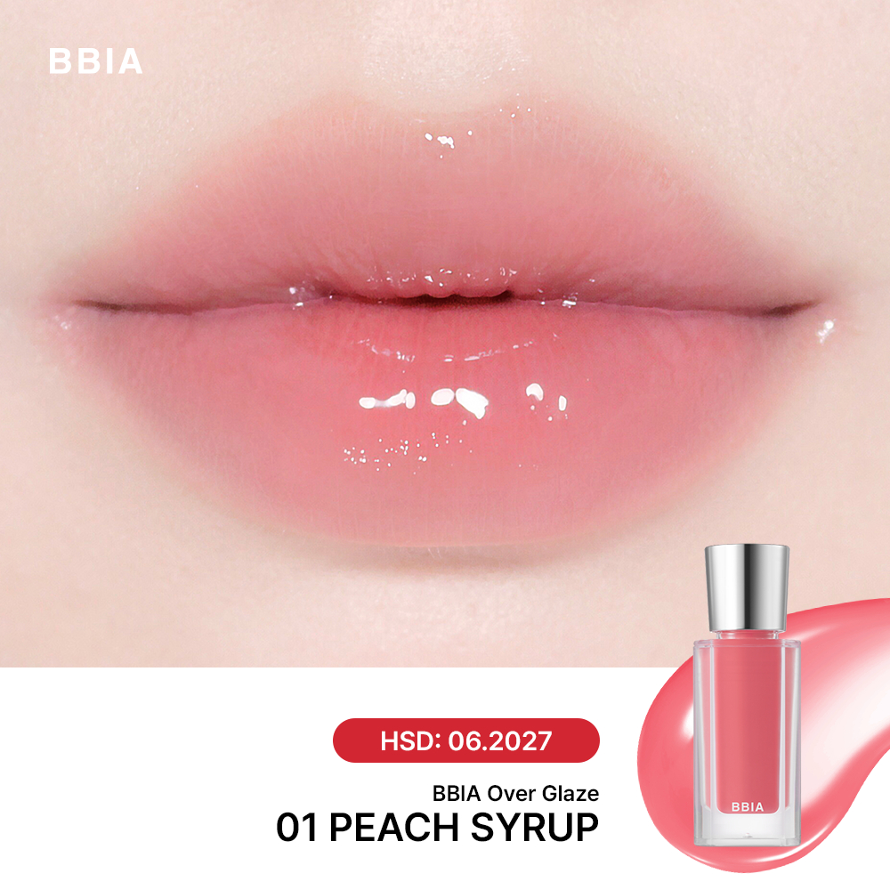 COMBO Son BBIA Hot Trend: 01 Son bóng mượt mà BBIA Over Glaze + 01  Son kem nhung thuần chay BBIA Last Velvet Tint