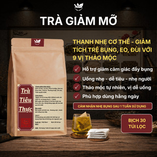 Trà Tiêu Thực - Ankhangorganic - Thanh mát cơ thể, giảm ứ đọng bụng eo, giúp nhẹ bụng dễ tiêu Bịch 30 lọc