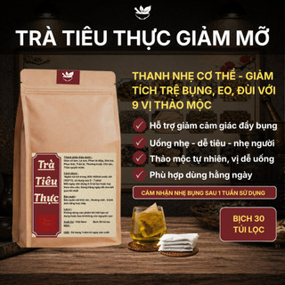 Trà Tiêu Thực - Ankhangorganic - Thanh dưỡng cơ thể, giảm tích trệ bụng eo, hỗ trợ tiêu hóa nhẹ nhàng Bịch 30 túi lọc