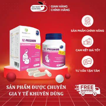 [CHÍNH HÃNG] Vitamin Bầu Omega 3, DHA Cho Bà Bầu NZ-PREGMUM Cung Cấp Vitamin D , Canxi Hỗ Trợ Toàn Diện