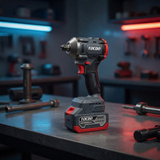 máy siết bulong tocdo cao cấp trọn bộ 2 pin 1 sạc mở ốc oto 7 chỗ ốc 21