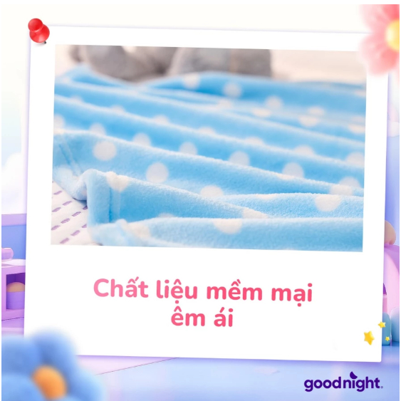 [QUÀ TẶNG] Chăn bé đi học Goodnight Bunny - Set gấu bông kèm chăn cao cấp