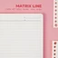 Giấy Refill Đa Năng Matrix Line Classmate 100GSM Tráng Keo Chống Thấm Ruột Sổ Còng B5 Viết Ngôn Ngữ