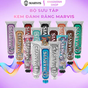 MARVIS | Kem Đánh Răng Marvis 25ML/75ML/85ML – Hơi thở thơm mát, hỗ trợ trắng răng, sạch miệng, ngừa mảng bám