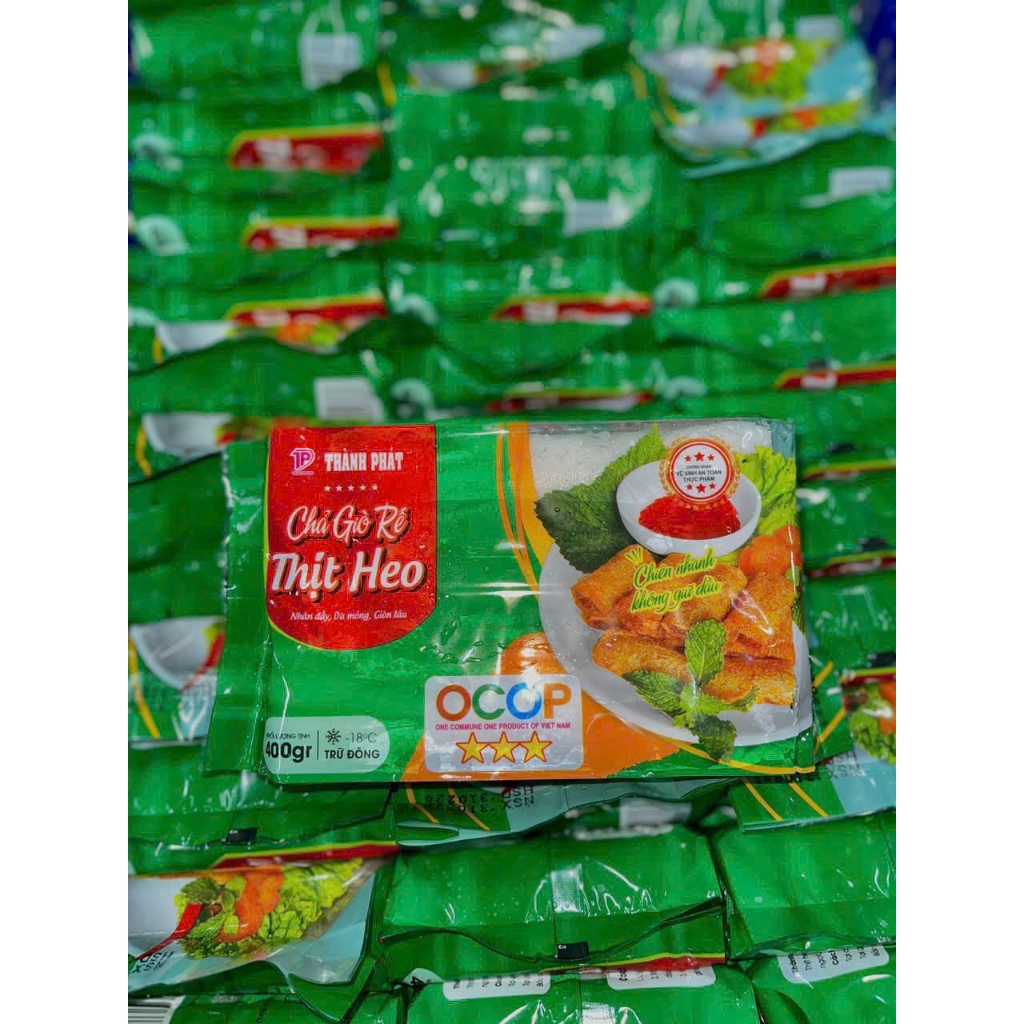 Gói 400g chả giò rế nhân thịt