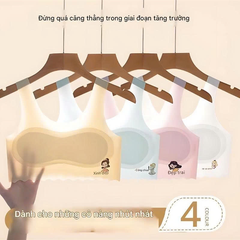 Áo lá su cho bé gái dạng áo lót học sinh hàng 1 lớp mỏng mát từ 22-55kg 6223
