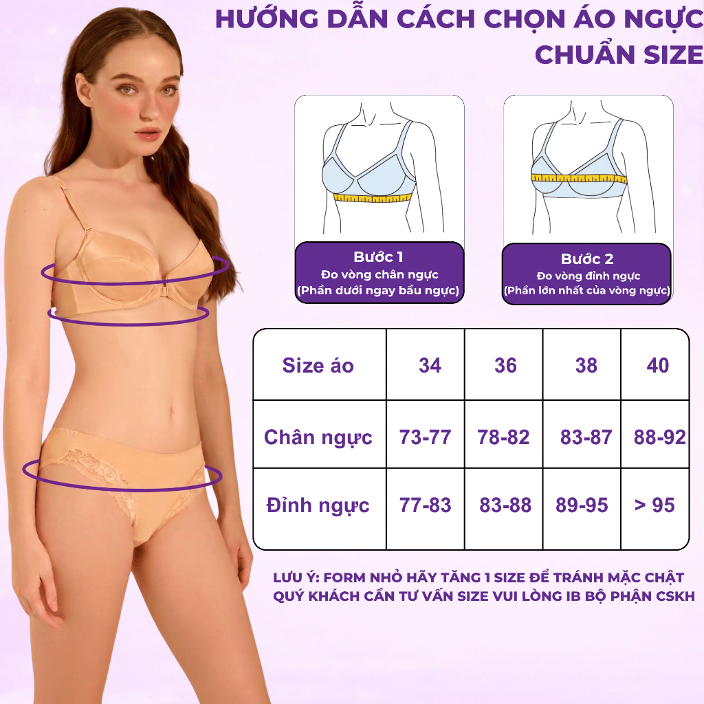[TĂNG 1 SIZE] Combo 2 Áo Ngực Nữ annie lingerie BRA8149 Đệm Mỏng Nâng Đẩy Siêu Nhẹ, Áo Lót Nâng Ngực Tạo Khe Tự Nhiên