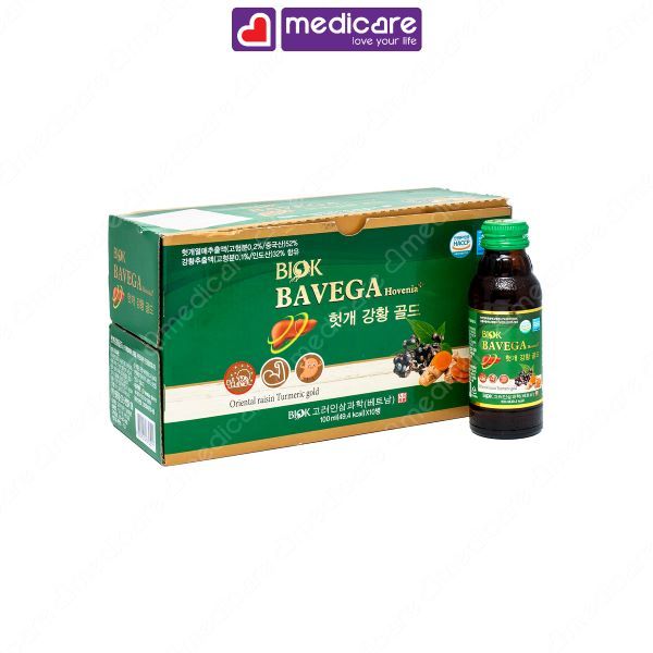 Nước uống bổ dưỡng BIOK đông trùng hạ thảo hộp 10 chai 100ml