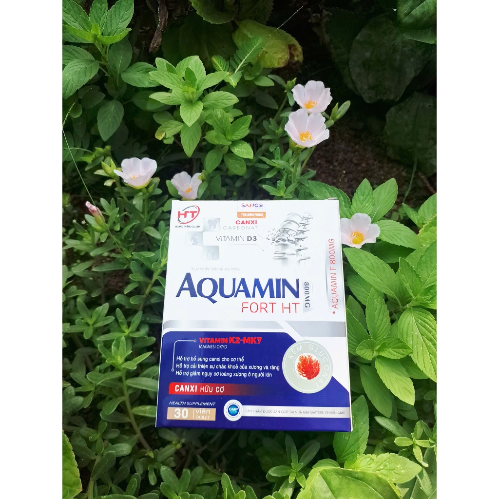 (Hộp 30v) Canxi Hữu Cơ AQuamin, Chỉ 1 Viên Mỗi Ngày Giúp Phát Triển Chiều Cao ở Trẻ, Giảm Tê Tay Chân, Chuột Rút