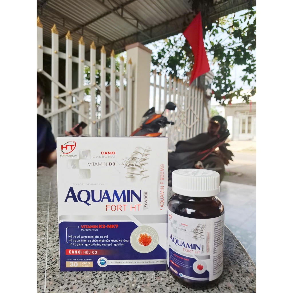 (Hộp 30v) Canxi Hữu Cơ AQuamin, Chỉ 1 Viên Mỗi Ngày Giúp Phát Triển Chiều Cao ở Trẻ, Giảm Tê Tay Chân, Chuột Rút