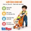 Xe Đẩy Trái Cây Cho Bé ToysLit – Đồ Chơi Nhập Vai, Nhựa An Toàn, Bánh Xe Êm Phát Triển Vận Động