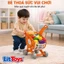 Xe Đẩy Trái Cây Cho Bé ToysLit – Đồ Chơi Nhập Vai, Nhựa An Toàn, Bánh Xe Êm Phát Triển Vận Động