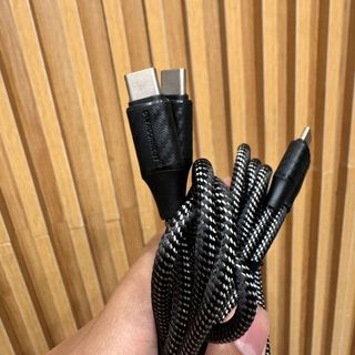 Cáp sạc dây dù hãng CLVRCONNECT ( C to C)- không hộp
