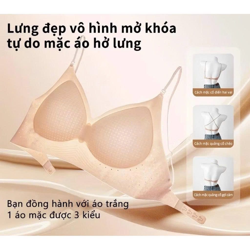 Áo Lót Mặc Váy Hở Lưng, Áo Ngực Nữ Không Gọng Nhiều Kiểu Mặc Áo M35