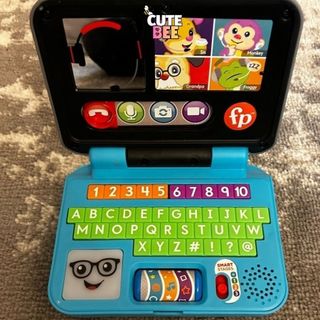 Đồ chơi Fisher-Price Máy tính xách tay giáo dục có đèn và nhạc xuất dư, không hộp