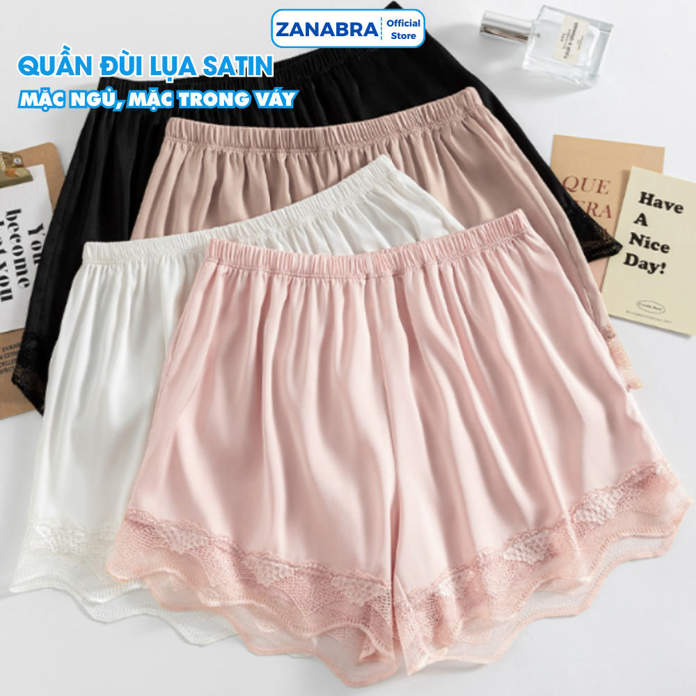 Quần Bảo Hộ Mặc Trong Váy – Quần Đùi Chất Mát Co Giãn 4 Chiều Thoải Mái ZANABRA V550