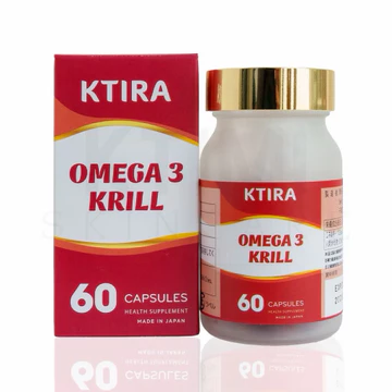 Dầu Nhuyễn Thể KTIRA OMEGA 3 KRILL - Viên Uống Bổ Sung Dinh Dưỡng Hộp 60 Viên ( Nhập khẩu )