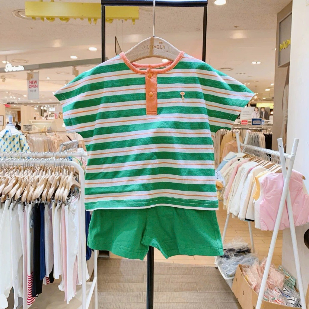 Bộ cộc moimoln chất cotton mềm mát (dư xịn và nối truyền )