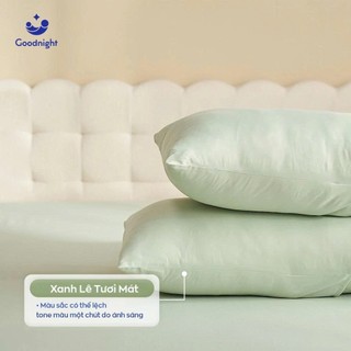Vỏ Gối Airsilk Tencel Lụa Cao Cấp 45x65cm, Gối ngủ cho bé 5 màu pastel - Goodnight Bedding