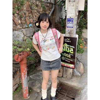 Áo Babytee Cổ Tròn Nam Nữ NhIiều Họa Tiết In Hình Đám Mây Cá Voi , Chất Liệu Cotton Khô Mềm Mịn Thoáng Khí