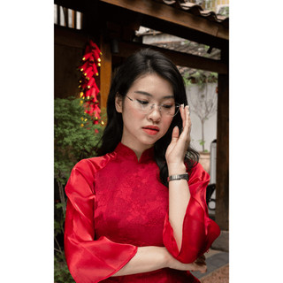 Gọng Kính Khoan Mắt Mèo 5582 Eye Plus Titanium IP Càng Bọc Nhựa Nhẹ Bền Thời Trang Unisex