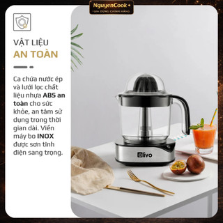 Máy Vắt Cam OLIVO CJ12 - Dung tích lớn 1.2L, Có Hai Đầu Vắt Lớn - Nhỏ,Vắt Kiệt Nước, Sử Dụng Dễ Dàng