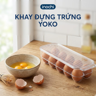 Khay đựng trứng kèm nắp đậy Inochi - Yoko