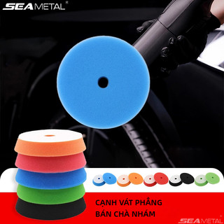 SEAMETAL Combo 5 Miếng Mút Đánh Bóng Xe Giá Tốt 5"/6" Dùng Cho Máy Đánh Bóng Wax Ô Tô