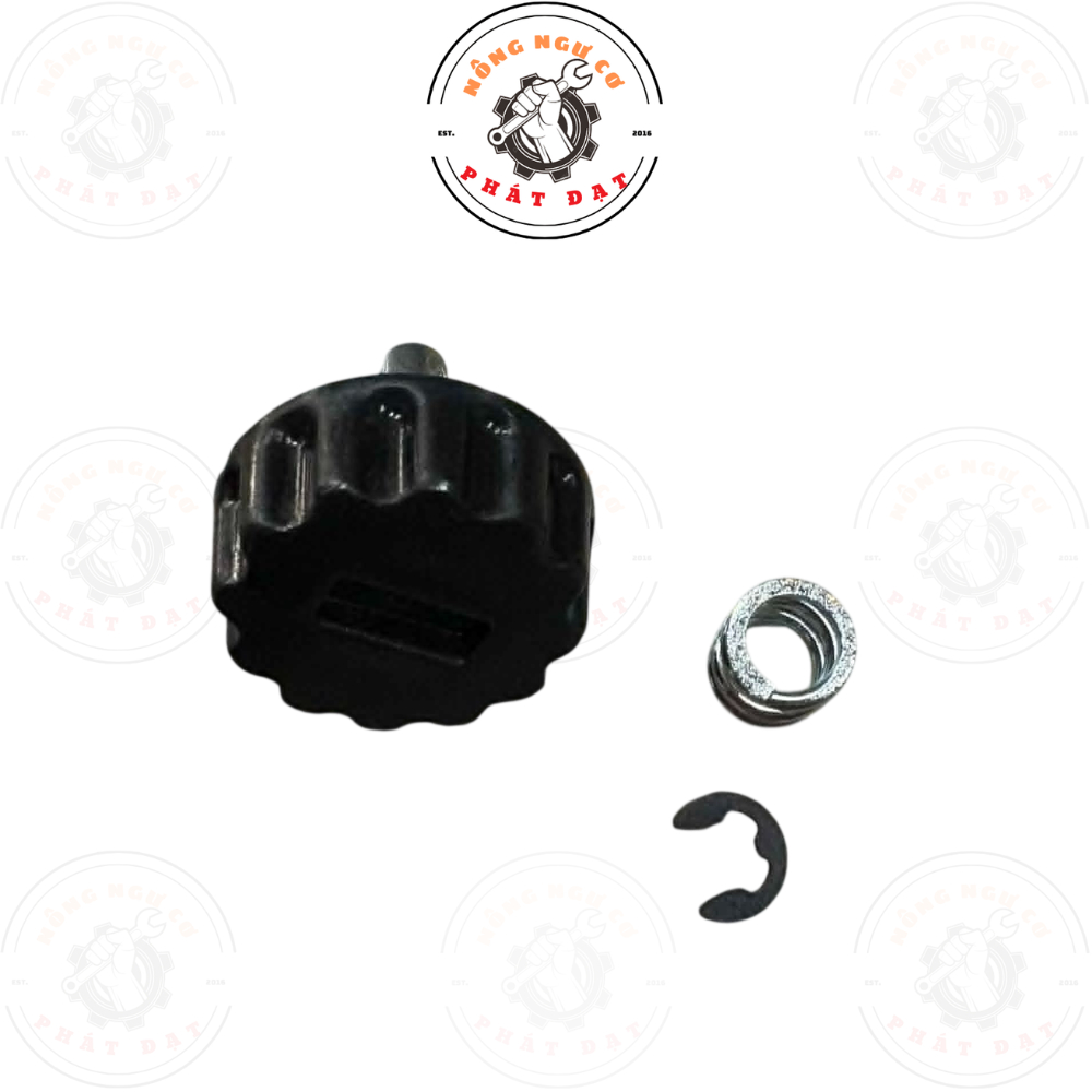 Nút đen nắp lọc gió máy cưa STIHL 038_381, hàng chuẩn, cứng cáp, vừa khít