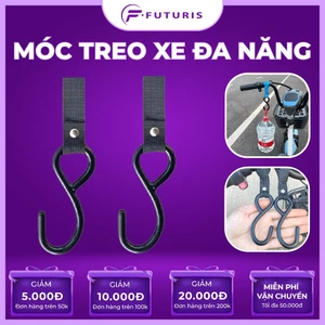 Móc Sắt Treo Đồ Đa Năng Futuris Store – Treo Túi Xách, Mũ Bảo Hiểm Gắn Xe Máy, Xe Đạp, Xe Đẩy, Ô Tô Tiện Lợi