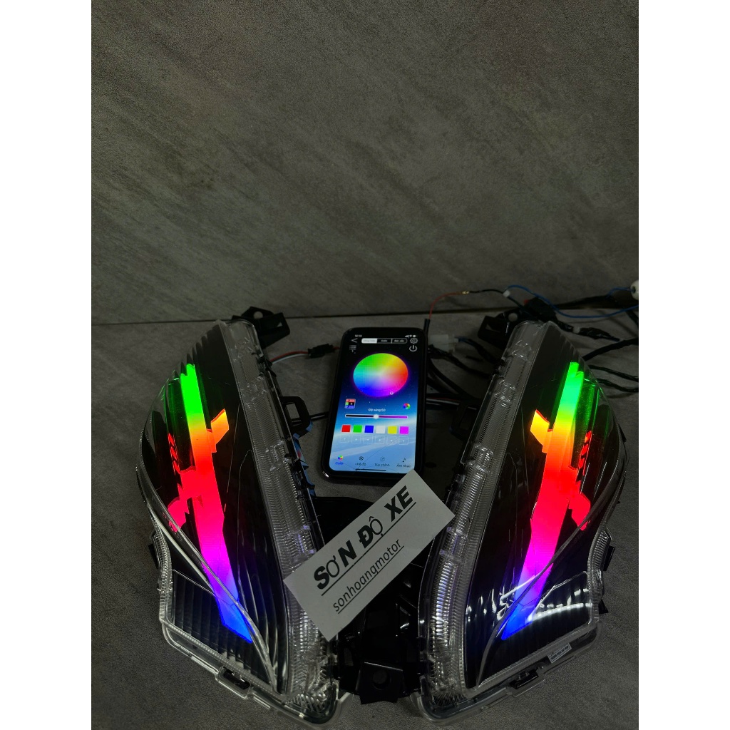 Cặp Xi Nhan Audi Led Vision 2015-2020 ( MẪU X ) A7 Đổi Màu App , Lắp Đặt Dễ Dàng , Bảo Hành 12 Tháng