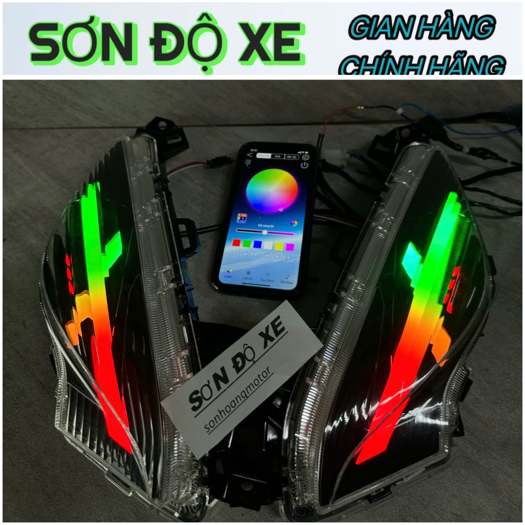 Cặp Xi Nhan Audi Led Vision 2015-2020 ( MẪU X ) A7 Đổi Màu App , Lắp Đặt Dễ Dàng , Bảo Hành 12 Tháng