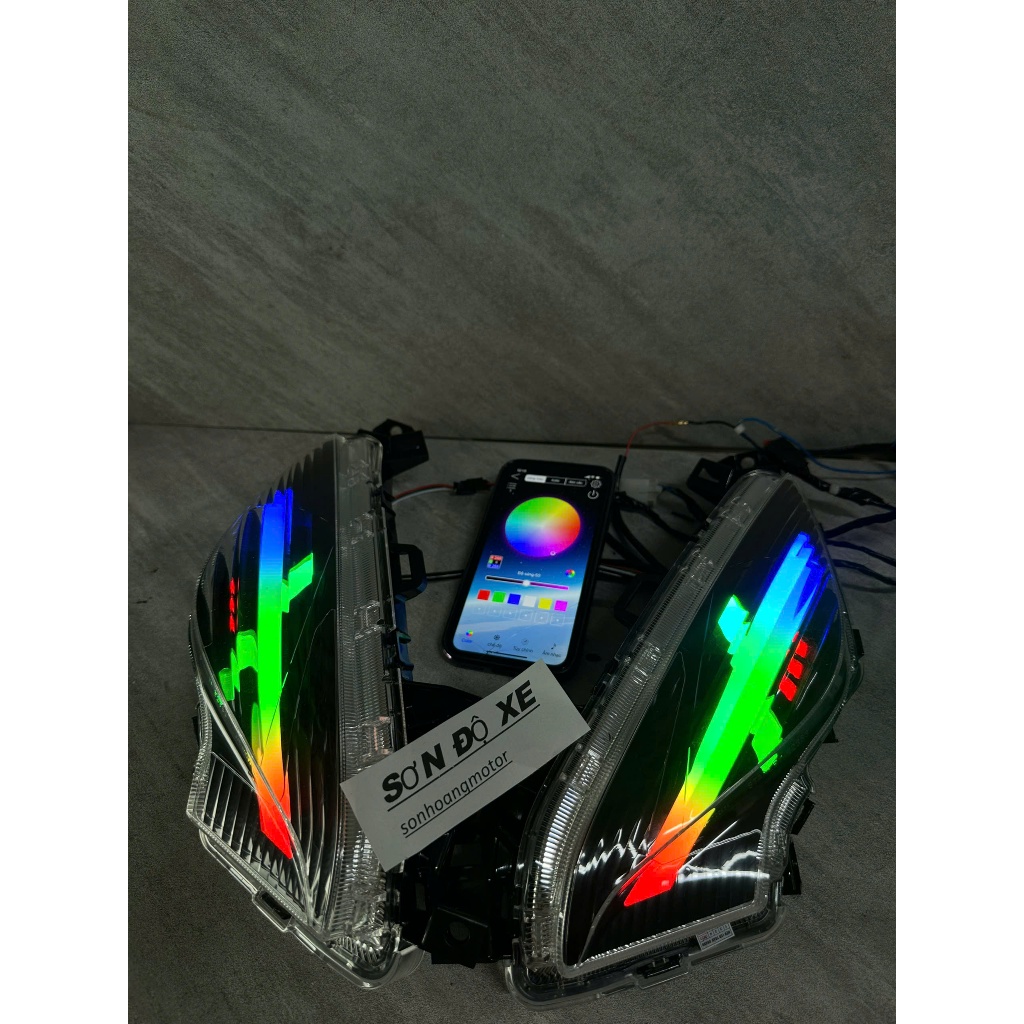Cặp Xi Nhan Audi Led Vision 2015-2020 ( MẪU X ) A7 Đổi Màu App , Lắp Đặt Dễ Dàng , Bảo Hành 12 Tháng