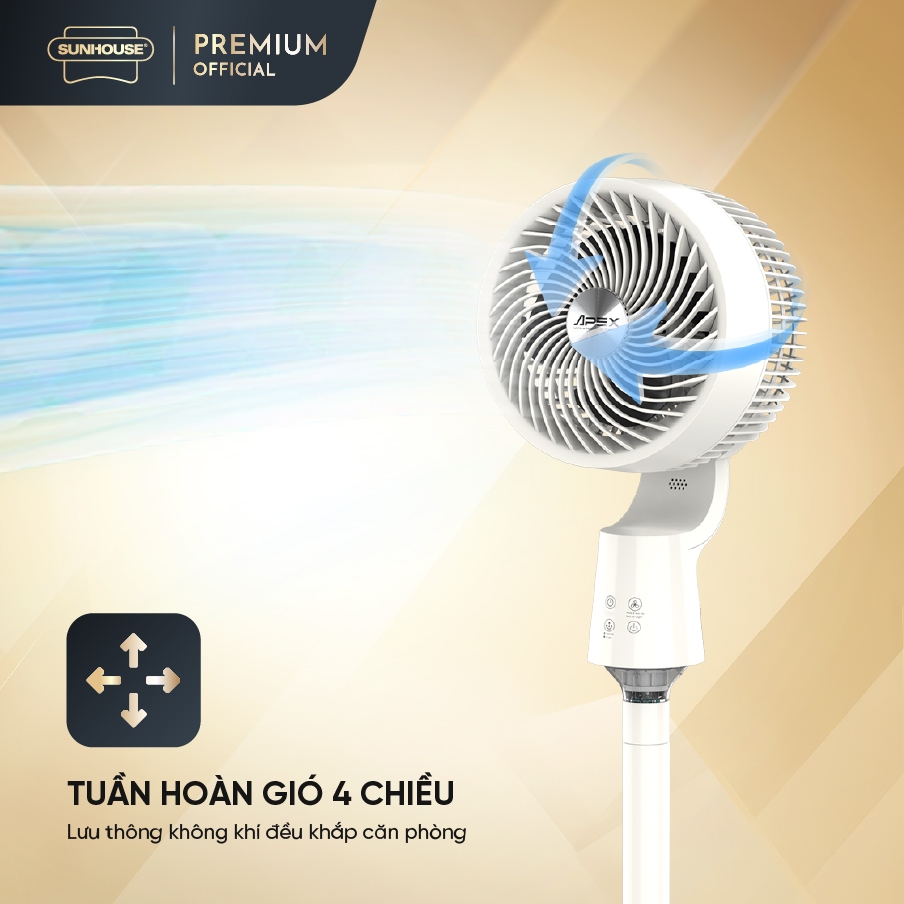 Quạt đứng tuần hoàn không khí Sunhouse Apex APF7320W