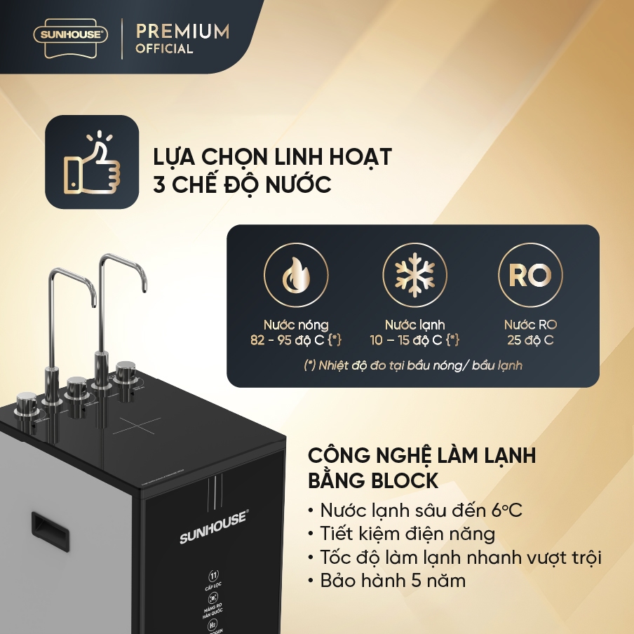[HỖ TRỢ LẮP ĐẶT] MÁY LỌC NƯỚC RO UltraPURE SUNHOUSE 11 LÕI SHA76624KL