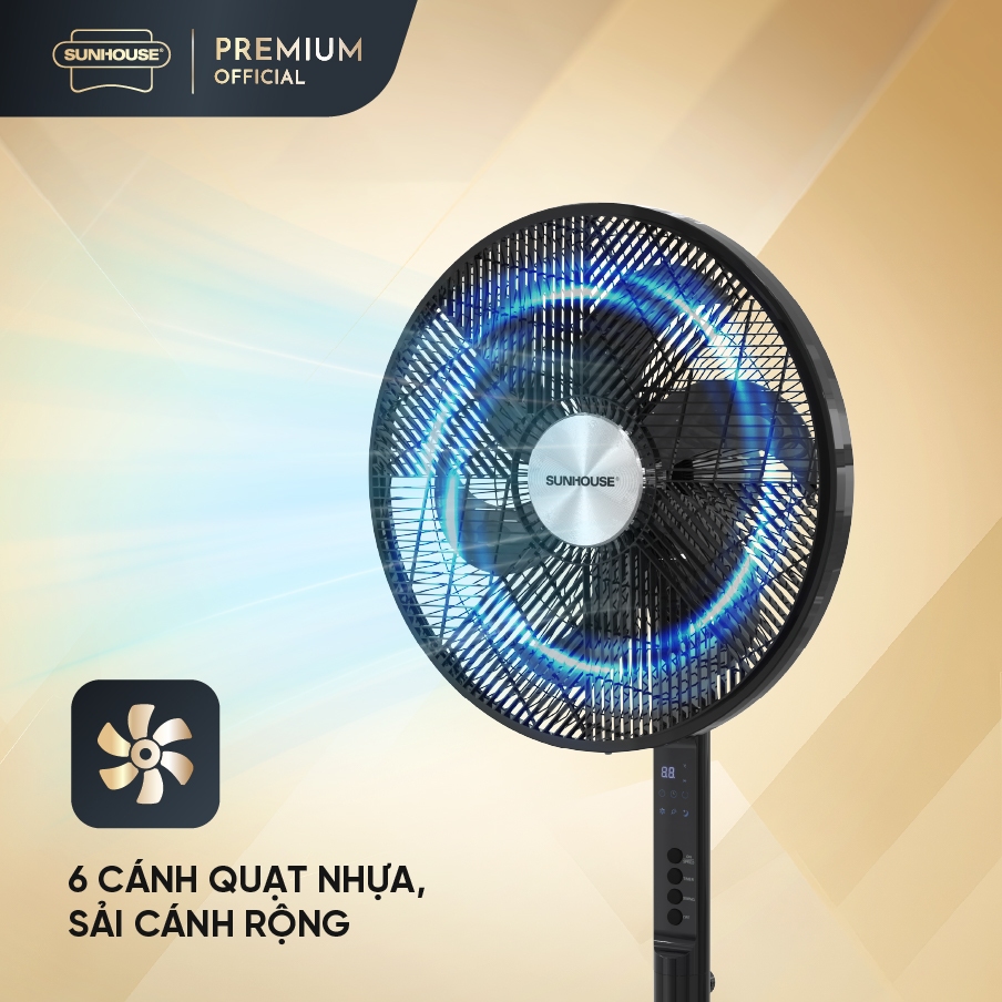 Quạt đứng 6 cánh Sunhouse SHD7356B