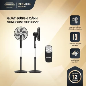 Quạt đứng 6 cánh Sunhouse SHD7356B