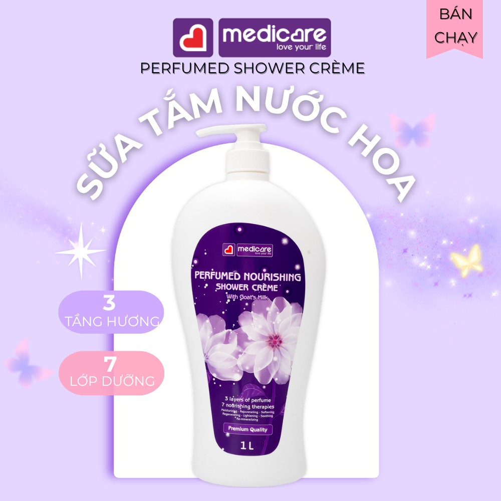 Sữa tắm MEDiCARE hương nước hoa 1L
