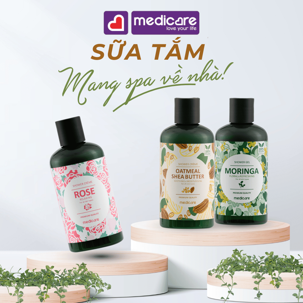 Sữa tắm MEDiCARE thiên nhiên 250ml