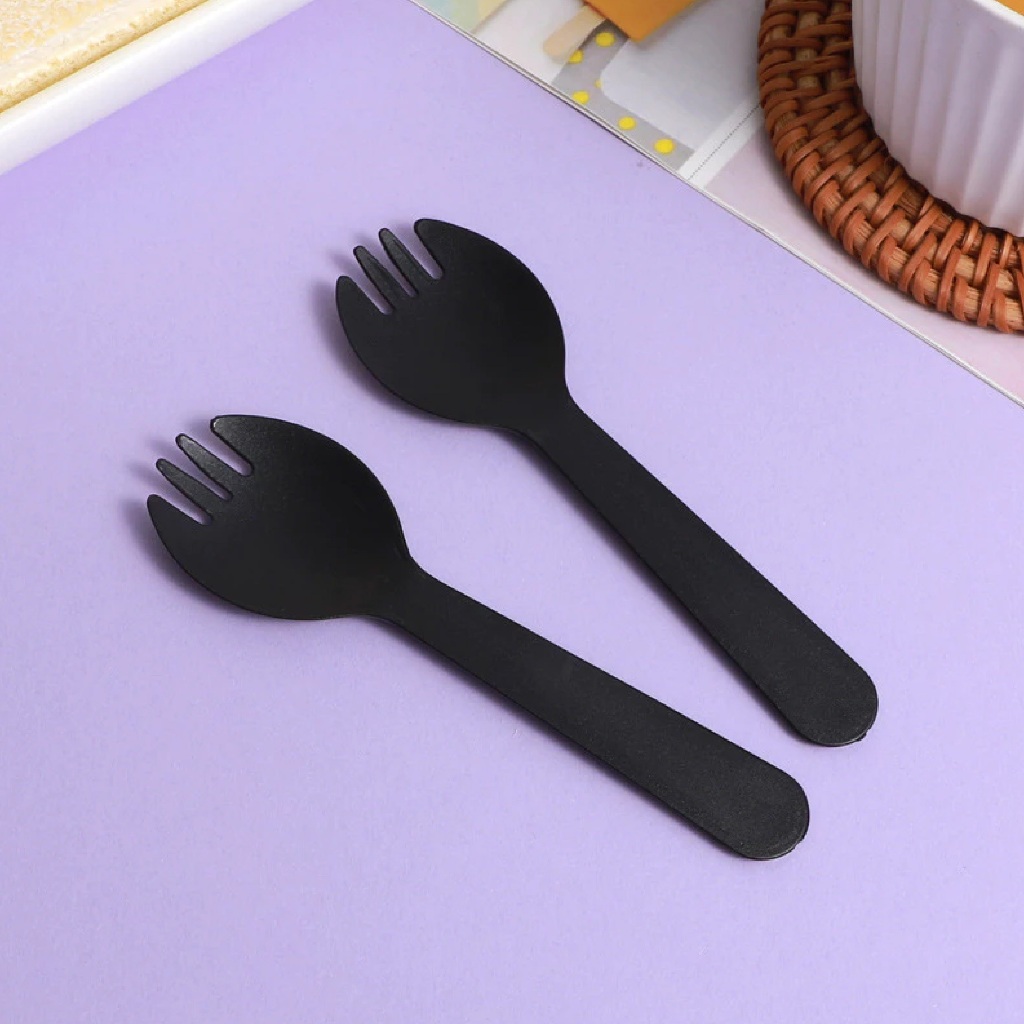 Set 20 Thìa Dĩa Nhựa Mini Futuris Store – Muỗng Nhựa Ăn Bánh Kem, Bánh Bông Lan Dùng 1 Lần Tiện Lợi Siêu Xinh
