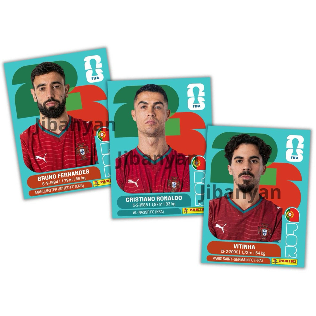 Thẻ cầu thủ bóng đá Portugal World Cup 2026