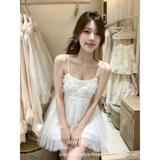 Áo Tơ 2 Dây Hoa Bling QC