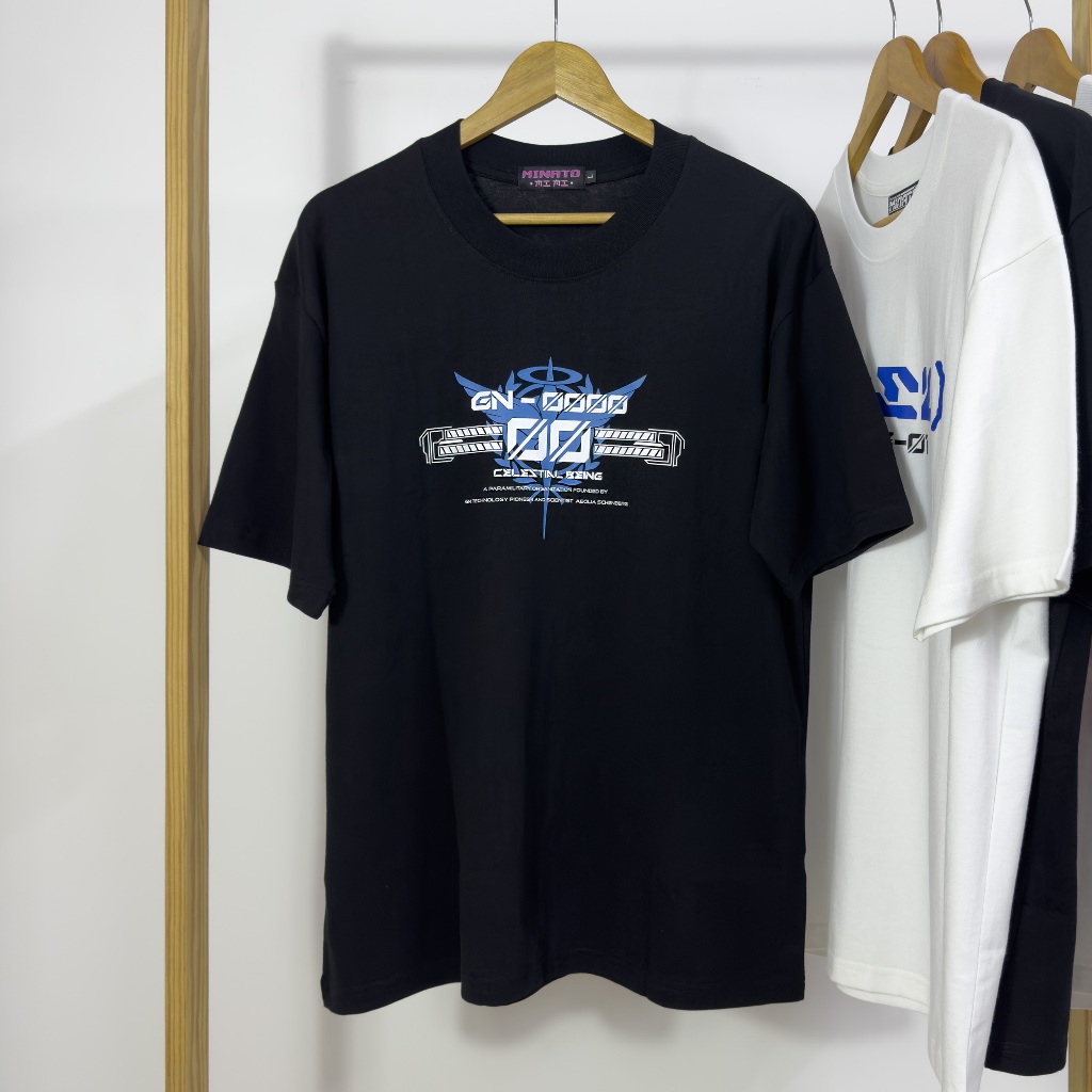 Áo thun 00 G.U.N.D.A.M Nam Nữ Unisex Form Rộng Oversized