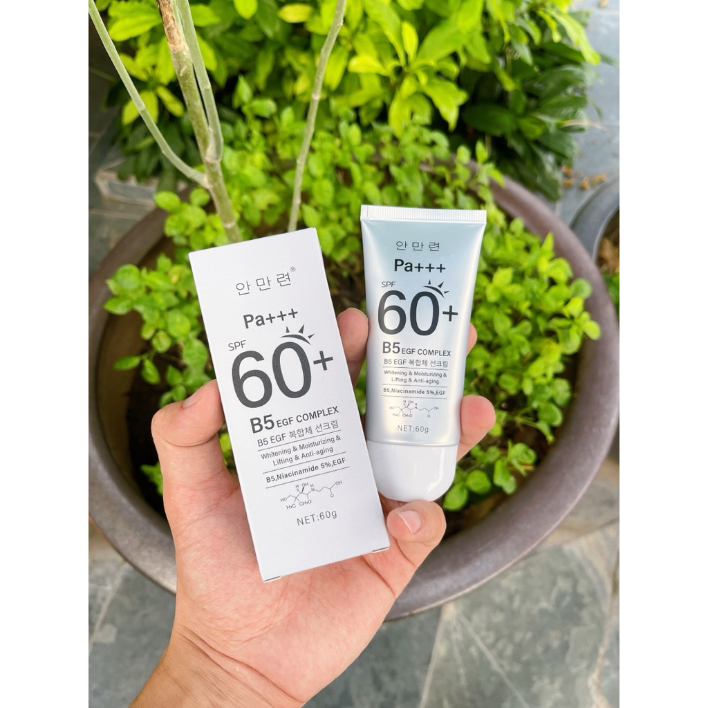 Kem Chống Nắng Bel'V B5 Hàn Quốc 60g Hỗ Trợ Da Mỏng Yếu - Kem chống nắng Bel’V B5 Bạc Hàn Quốc 60g phục hồi da mỏng yếu