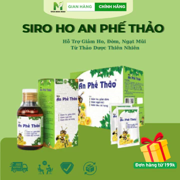 Siro Ho An Phế Thảo Hỗ Trợ Giảm Ho, Đờm, Ngạt Mũi Từ Thảo Dược Thiên Nhiên, An Toàn Cho Cả Gia Đình