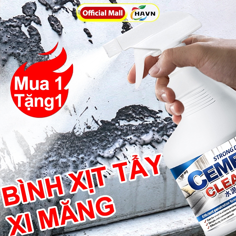 Dung dịch tẩy xi măng đa năng, Nước tẩy xi măng cao cấp, Hòa tan nhanh vết xi măng, vữa trên gạch, kính, bồn cầu